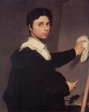  Dominique Kunst - Kopie nach Ingress 1804 Selbst Porträt neoklassizistisch Jean Auguste Dominique Ingres